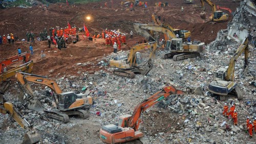 Chine: suicide d'un dirigeant lié au glissement de terrain de Shenzhen - ảnh 1